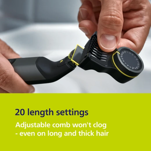 PHILIPS OneBlade Pro 360 Face & Body Electric Shaver, Trimmer & Body Groomer QP6552 - Philips - Image 2