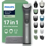 Philips Multigroom 7000 Series All-in-One 17-Piece Trimmer - Shaver and Clipper for Face, Head & Body, Self-Sharpening Full Metal Blades - Philips