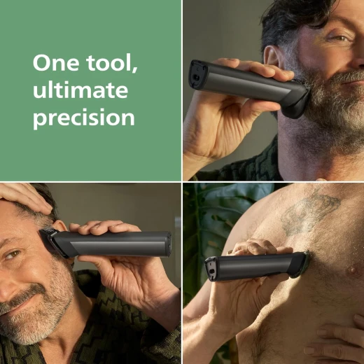 Philips Multigroom 7000 Series All-in-One 17-Piece Trimmer - Shaver and Clipper for Face, Head & Body, Self-Sharpening Full Metal Blades - Philips - Image 7