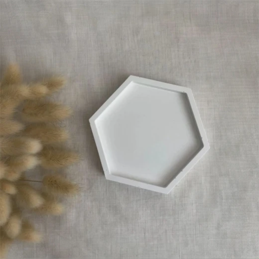 Niveole Classic Octagon Decorative Gypsum Coaster – 100% Handmade, Cup and Candle Base for Modern Coffee Table Décor, Elegant Home Gift Niveole Classic Octagon Decorative Gypsum Coaster – 100% Handmade, Cup and Candle Base for Modern Coffee Table Décor, Elegant Home Gift