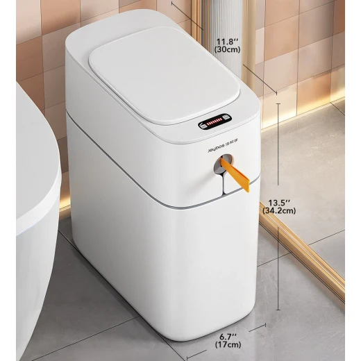 Joybos Automatic Bathroom Trash Can 4 Gallon Waterproof Smart Sensor Wastebasket for Bathroom Use - Joybos - Image 4