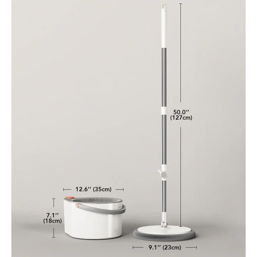 Joybos Easy Washing Round Spin Mop & Bucket System - JoyBos Jo - Image 3