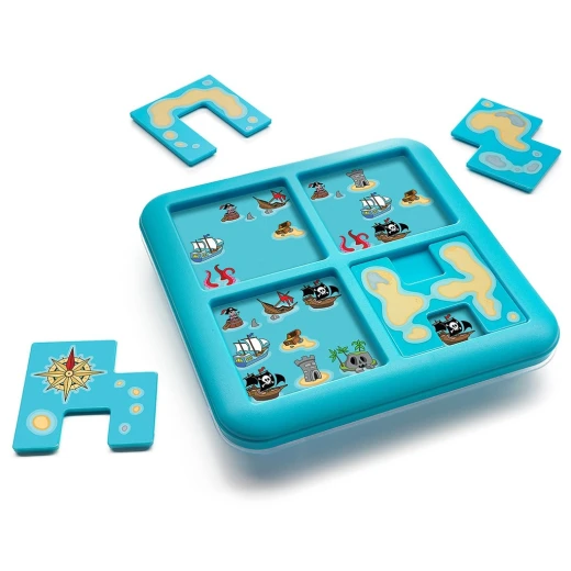 SmartGames Pirates Jr  Hide and Seek Single Player Skill Building Travel Game with 60 Challenges for Ages 6 to Adult - SmartGames - Image 2