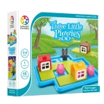 SmartGames Three Little Piggies Deluxe, Educational Child Games for Kids 3-6 Years Old 3D Ingenious Games with 48 Challenges for Preschool Ages - SmartGames