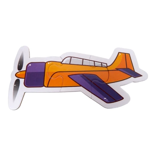 لغز الطائرة: أحجية مكونة من قطعتين أو ثلاث قطع، 6 أنماط، 13 قطعة - ليدكيم - Image 4