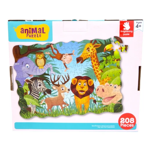 Puzzle Animal 64x90 cm 208 pcs Sun - LedKiam - Image 3
