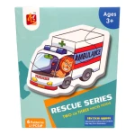 Puzzle Rescue Series: Two or Three Pieces Puzzle, 6 Patterns, 17 pcs - LedKiam