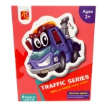 Puzzle Traffic Series: Two or Three Pieces Puzzle, 6 Patterns, 18 pcs - LedKiam