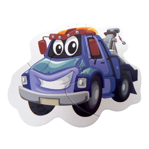 Puzzle Traffic Series: Two or Three Pieces Puzzle, 6 Patterns, 18 pcs - LedKiam - Image 9
