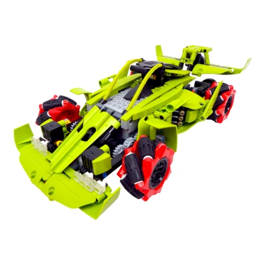 Remote Control Super Racing Car KAIYU K96101, 561 pcs, 1 Building blocks treasure chest ( 4 drive motors), Lithium rechargeable battery, Programmable - KeeYee World - Image 5