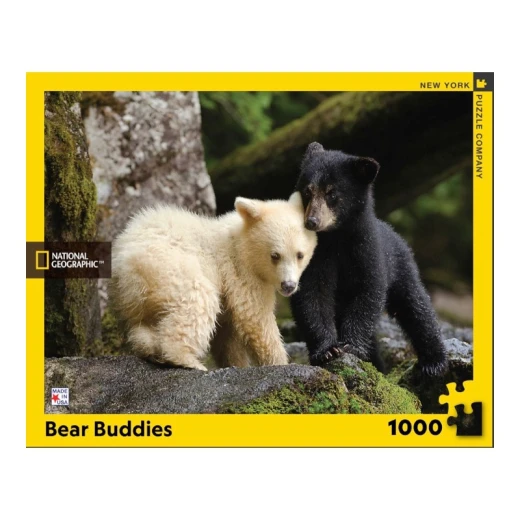 New York National Geographic Puzzle 1000 Pieces Bear Buddies - New York Puzzle Company - Image 3