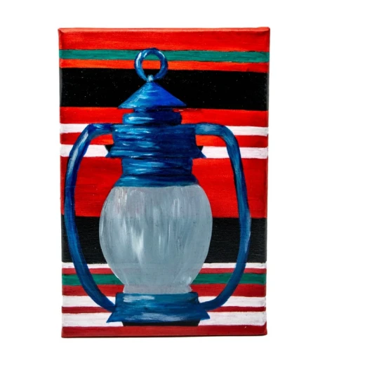 Artistic painting for home decor with a traditional style - Twins art - Image 2