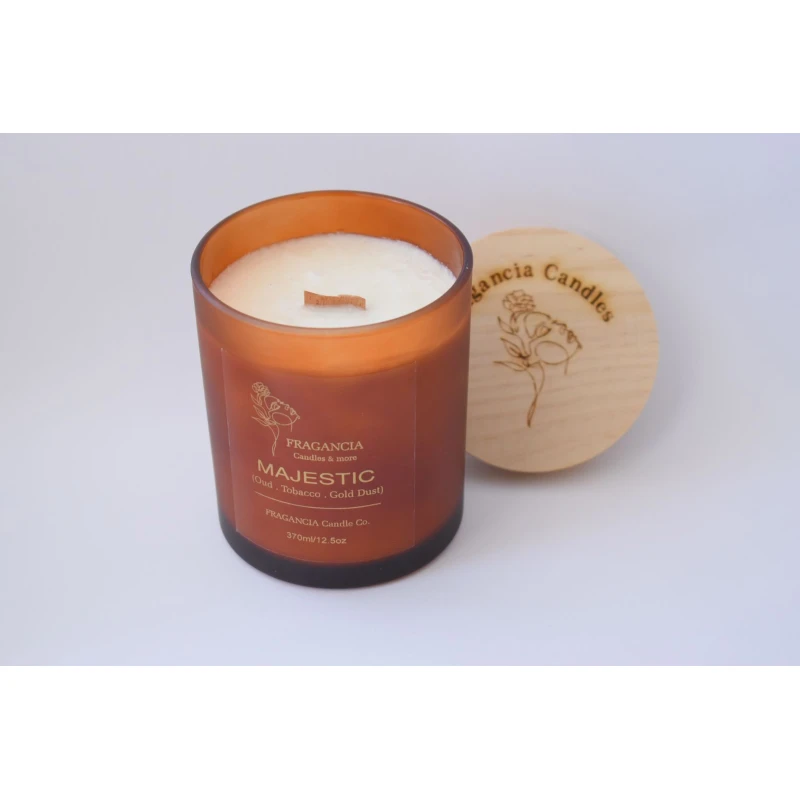 Fragancia, MAJESTIC Candle, L size , 370 ml - Fragancia
