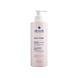 Rilastil Daily Care Milk Oil 400ml Deep Makeup Remover and Cleanser with Shea Butter Omega 6 9 Hyaluronic Acid and Sodium DNA Nourishing and Soothing Formula