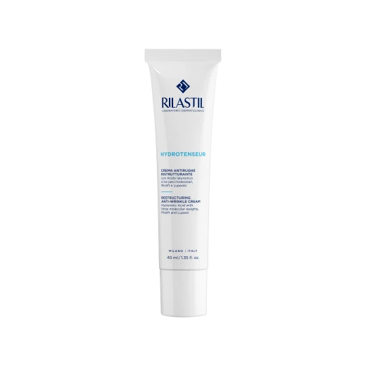 Rilastil Hydrotenseur Restructuring Anti Wrinkle Cream 40ml, helps reduce fine lines and firm the skin, deep hydration and elasticity boost, improves skin radiance, suitable for dry and normal skin daily skincare use Rilastil Hydrotenseur Restructuring Anti Wrinkle Cream 40ml, helps reduce fine lines and firm the skin, deep hydration and elasticity boost, improves skin radiance, suitable for dry and normal skin daily skincare use