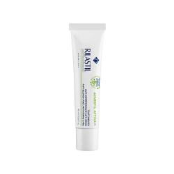 Rilastil Acnestil Attiva Plus Anti Blemish Cream 40ml, effective formula to reduce acne and marks, balances sebum production, improves skin clarity, fast absorbing suitable for oily and combination skin daily use