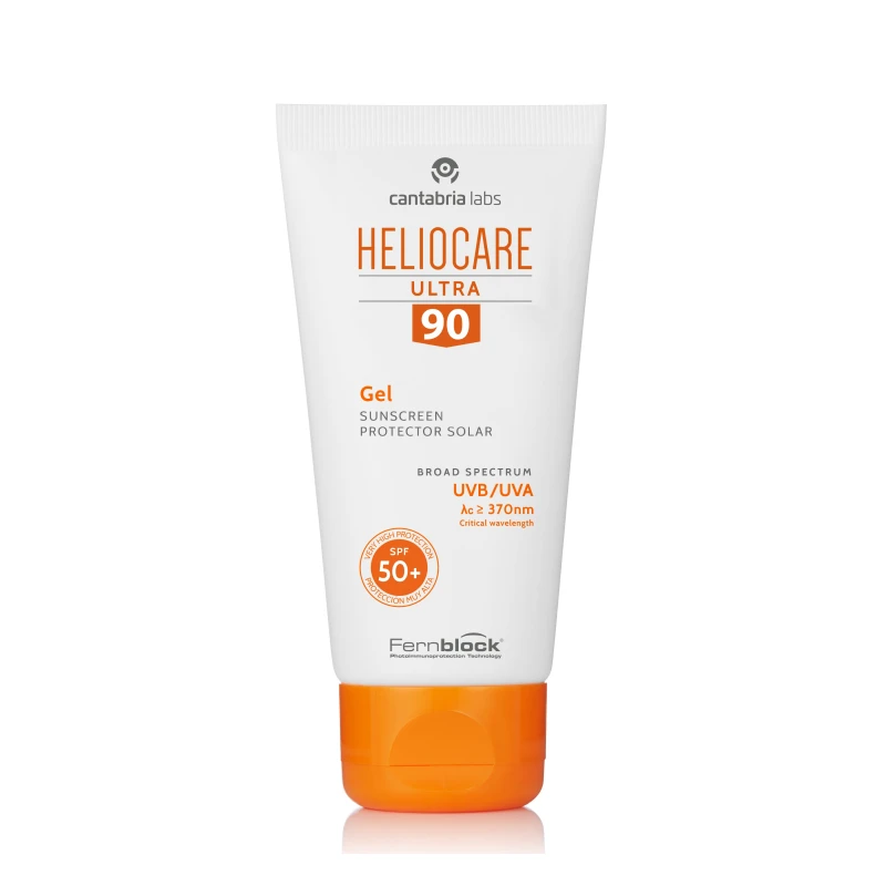 جل ألترا 90 SPF 50 بلس 50 مل واقي شمس مضاد تصبغات وتجاعيد خفيف بدون بقايا بيضاء من هيليوكير - هيليوكير