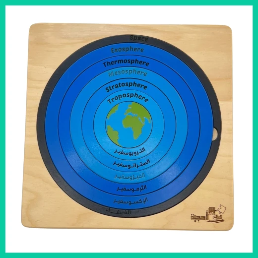 Wooden Atmosphere Layers Puzzle - Ahjiah - Image 4