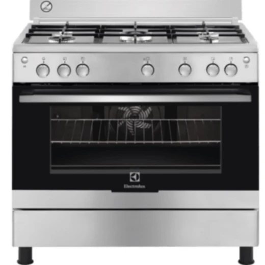 Electrolux Gas cooker, 120 liter, 5 gas aluminum burners, Full Safety Electrolux Gas cooker, 120 liter, 5 gas aluminum burners, Full Safety