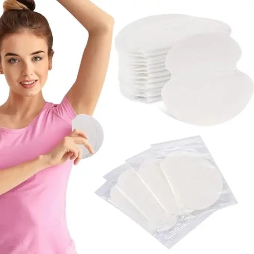 Sterile White Underarm Pads (24 Pieces) are soft, highly absorbent pads designed to protect clothing from sweat and moisture. They provide comfortable, discreet, and hygienic underarm protection for everyday use - Al Fahed - Image 4