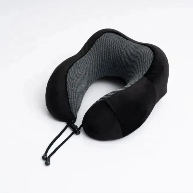 Al Fahed Travel Pillow Neck Sleep 100% Foam Travel Pillow, Black - Al Fahed