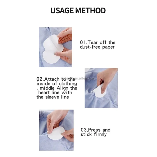 Sterile Under Arm Pads Whiteٍ and Black ( 24 Piece) - Al Fahed - Image 4