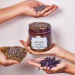 Almuhra Body scrub with lavender, basil and almond peels, 500 ml - almuhra