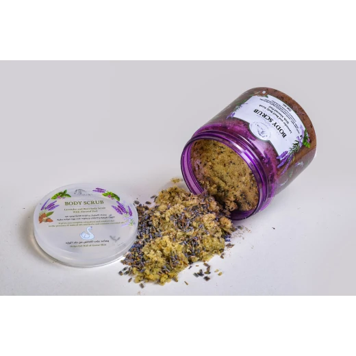 Almuhra Body scrub with lavender, basil and almond peels, 500 ml - almuhra - Image 9