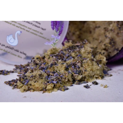 Almuhra Body scrub with lavender, basil and almond peels, 500 ml - almuhra - Image 10
