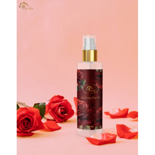 Almuhra Velvety Body Perfume 200ml for Women: Rose and Sweet Scented Long Lasting Fragrance - almuhra - Image 2