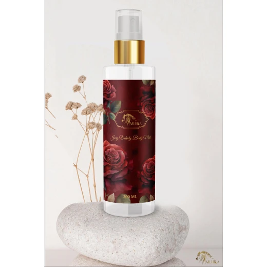 Almuhra Velvety Body Perfume 200ml for Women: Rose and Sweet Scented Long Lasting Fragrance - almuhra - Image 3