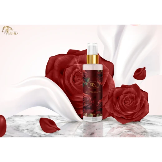 Almuhra Velvety Body Perfume 200ml for Women: Rose and Sweet Scented Long Lasting Fragrance - almuhra - Image 4