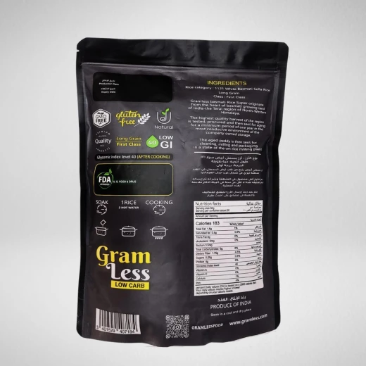 Grameless Basmati White Rice 1 kg - Image 2