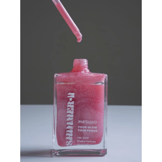 Mermaid Shimmering Body Oil Pink Glow 100 ml - Mermaid - Image 2