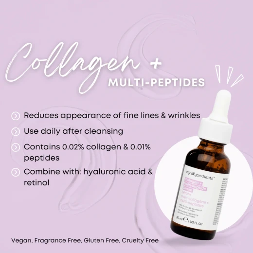 My Ingredients Collagen + Multi-Peptide Serum 30 ml - My Ingredients - Image 2