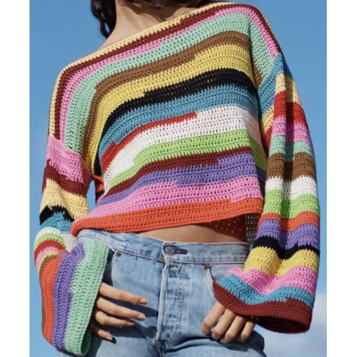 Colorful Sweater For women - HANDY WEARS - Image 3