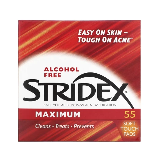 Stridex Maximum Strength 2% salicylic 55 pad - Stridex - Image 2