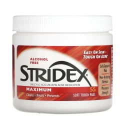 Stridex Maximum Strength 2% salicylic 55 pad