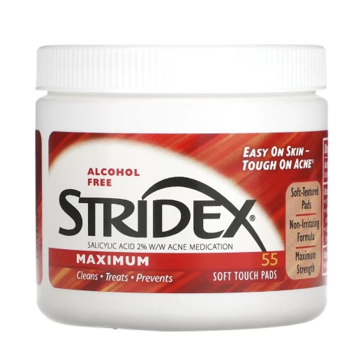 Stridex Maximum Strength 2% salicylic 55 pad - Stridex - Image 3