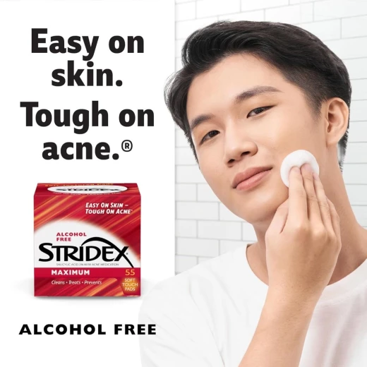 Stridex Maximum Strength 2% salicylic 55 pad - Stridex - Image 4