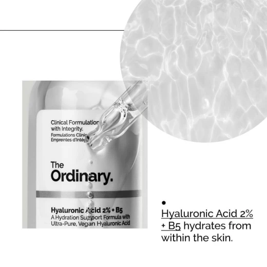  OriginalThe Ordinary Hyaluronic Acid 2% • B5 A Hydration Support Formula with Hyaluronic Acid Pro-Vitamin B5, and Ceramides - The Ordinary - Image 3