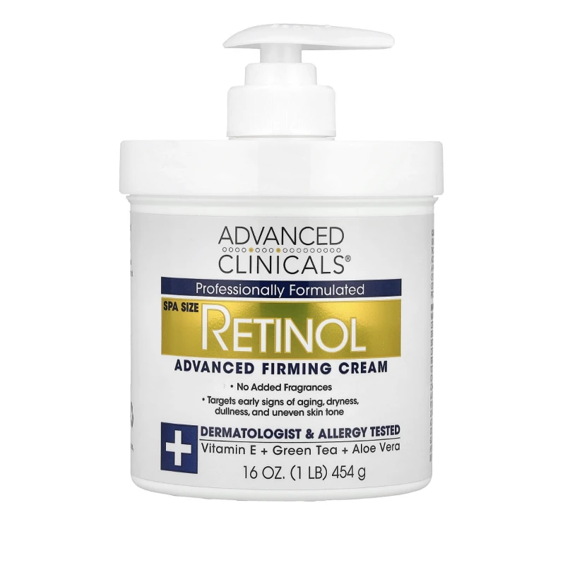 Advanced Clinics Retinol Skin firming Cream 454 EG - Advanced clinicals