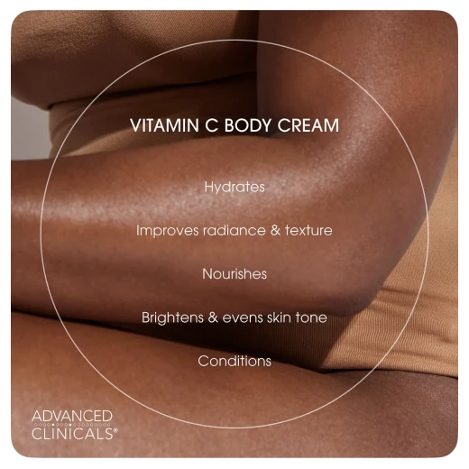 Advanced Clinicals Advanced Lightening Cream – 454g – Brightening Body Cream for Dark Spots, Uneven Tone & Hyperpigmentation – Salon-Size - Advanced clinicals - Image 3