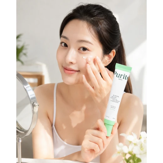 PURITO Wonder Releaf Centella Eye Cream Unscented 30ml - Soothing & Hydrating Eye Cream for Sensitive Skin and Fine Lines Around Eyes 30ml - Image 2