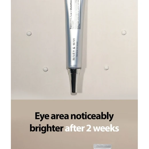 Mary & May Tranexamic Acid + Glutathione Eye Cream 30 g Brighter-looking eye area - Mary &amp; May - Image 5