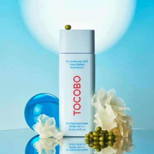 كريم واقي شمس توكوبو بيوا ووترى – بعامل حماية SPF 50+ وPA++++، بحجم 50 مل، يوفر حماية عالية من أشعة الشمس مع قوام مائي خفيف سريع الامتصاص، يمنح ترطيباً وانتعاشاً للبشرة دون ملمس دهني - توكوبو - Image 4