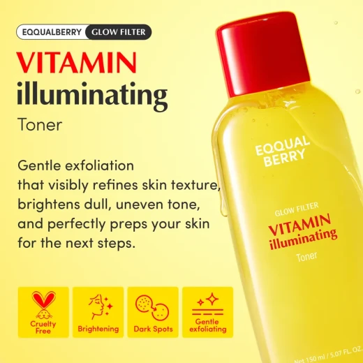 EQQUALBERRY - Vitamin Illuminating Toner 150ml - Eqqualberry - Image 2