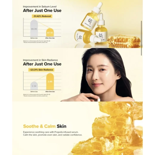 BEAUTY OF JOSEON Glow Serum : Propolis+Niacinamide 60ml JUMBO - Beauty of Joseon - Image 3