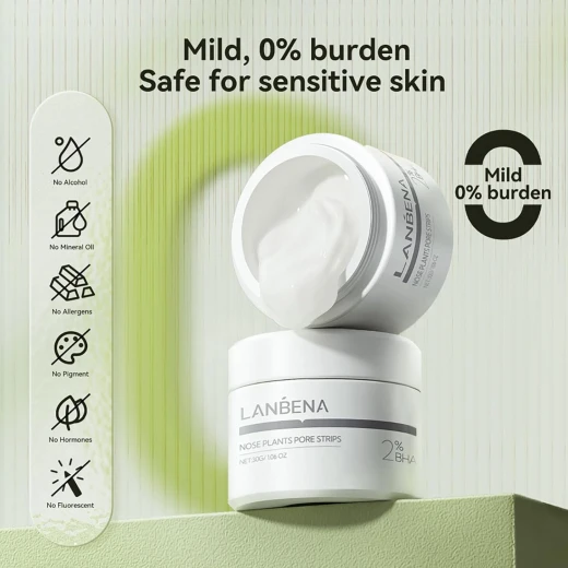 Lanbena Blackhead Remover Nose Mask Pore Strip (30 g)  version 2.0 - LANBENA - Image 5