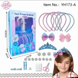 Nabie Kids Craft Kit: Design Your Own Princess Headbands (Box: 34.6x27x10cm)